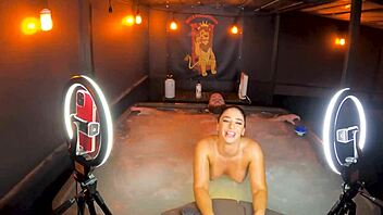 Sheena Ryder Screams Passion in Hot Tub Ride