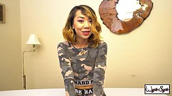 king noire unloads on kimberly chi's hairy trimmed pussy