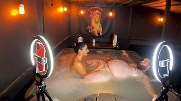 Sheena Ryder Screams Passion in Hot Tub Ride