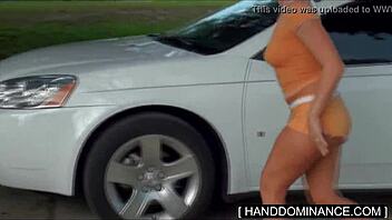 blondie strokes massive cock eagerly