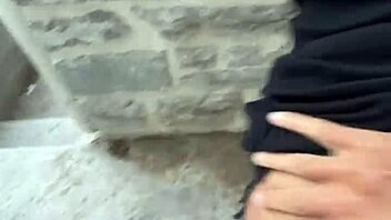 hey, flashing my tiktok teen before public quickie pov