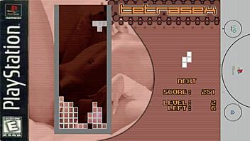 hey, let's play tetrasex on playstation 1 in the kitchen