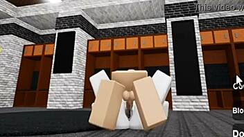 roblox bunny girl sneaks into boys locker room adventure unfolds