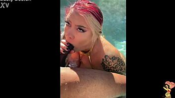 Why Does This Busty Hotwife Crave BBC Pool Sucks So Much?