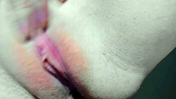 skinny blonde laverna fingers wet pussy to orgasm post-sex