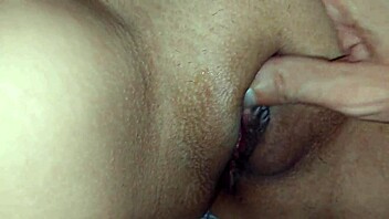 Hot babe flaunts delicious new panties up close sniff