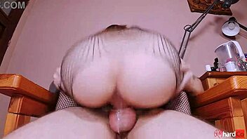 petite teen squats reverse cowgirl riding huge cock to creampie