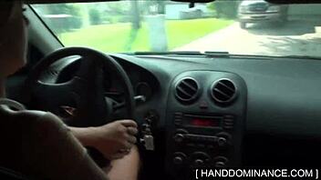 blondie strokes massive cock eagerly