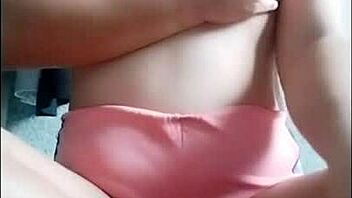 tiny filipina teases her horny pussy on homemade cam