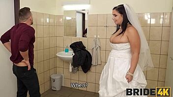 BRIDE Locks Herself In WC For FAT Stranger's CHEATING FUCK!