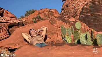 secret anal fingering thrill hidden in outdoor breeze