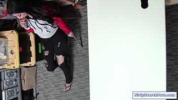 oh security guard fuckin shoplifter teen so hard uhh