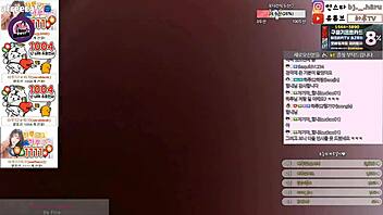 Cute Korean dancer performs interactive routine