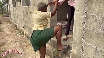 Horny student fucked hard in country ranch!