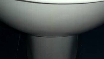 PREGNANT FLASHING TOILET THEN BIDET RIMS ASSHOLE!