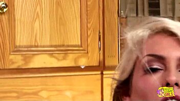 noisy coworker gets strap-on fucked cowgirl style hard