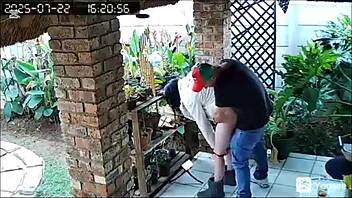 wanna see her caught cheating with two guys on spycam