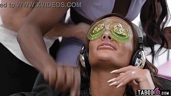 aila donovan cheats with ana foxxx's sexy ebony milf doggystyle pounding