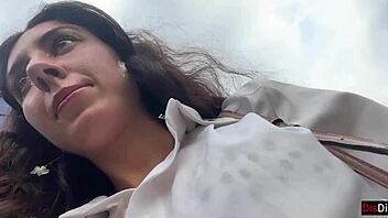 Cum dripping down my face as I devour pizza!