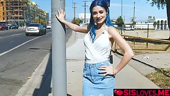 jewelz blu, vibrator buzzing your pussy in public, hold those moans till cum!