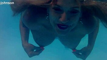 Melissa's Emotional Poolside Tattoo Tease