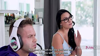 hot milf ignites shy guy's drive with pussy ride