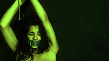 petite tattooed gina dominates guy in tight bondage