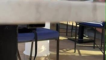 hey, flashing my tiktok teen before public quickie pov