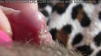 big clit throbs in intense closeup orgasm
