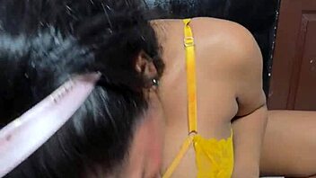 Cleaning Job Turns Into Manager's Leg Spread