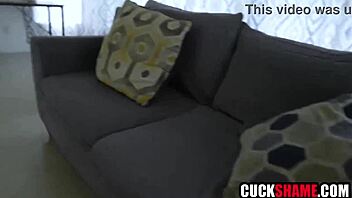 Cuck husband shocks as wife Leana Lovings cheats with hardcore fucking frenzy!