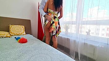 Fucked Juicy French Maid Roughly In Homemade POV Quickie