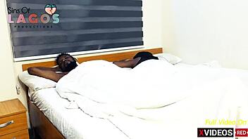 peeping on that ebony babe showering then fucking her deep while she sleeps 😈💦