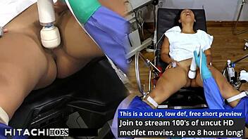 Melany Lopez Moans in Hitachi Orgasm from Doctor's Touch