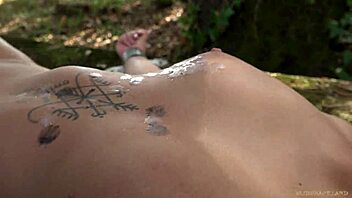 Should we punish this latex teen 18+ with rough bondage spanking?