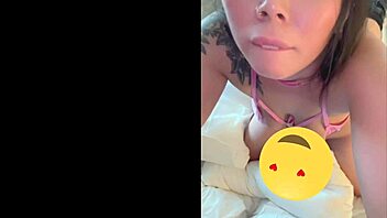 Curvy Asian Rides Face Then Big Cock Cowgirl Creampie
