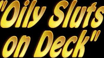 sara jay relaxes sunbathing by the pool