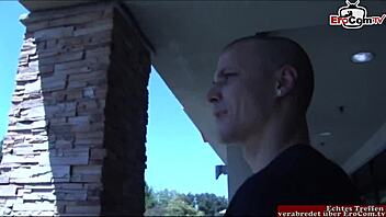 skinny brunette teen picked up for street sex cumshot