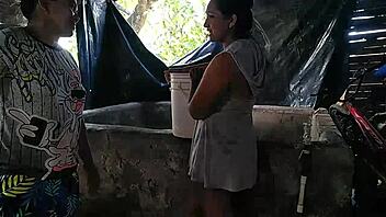 horny latinas lick asses and fuck over water shortage