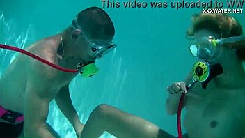 cruz's pool blowjobs unleash cum everywhere underwater