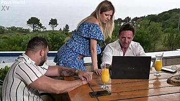 rebecca volpetti craves outdoor dp with cock hungry housewife lust