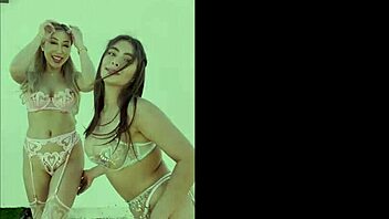 Nicole Doshi Tru Kait share anal big cock threesome