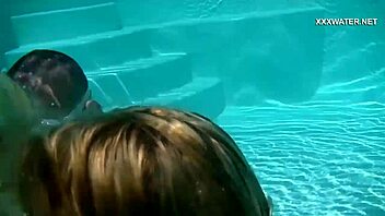 cruz's pool blowjobs unleash cum everywhere underwater