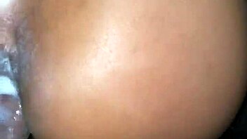 ebony teen squirts on monster bbc creampie mess 😍💦