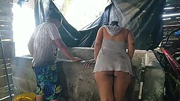 horny latinas lick asses and fuck over water shortage