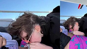 creamy yacht romp with babe's tight pussy pleasures at sea