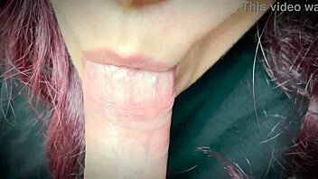 Craving that close-up homemade blowjob tease?