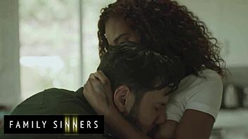 ebony babe moans as big cock licks spanks her wet shaved pussy