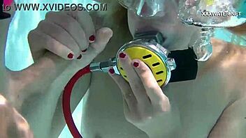 cruz's pool blowjobs unleash cum everywhere underwater