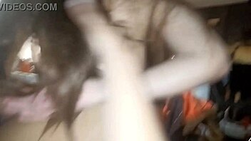 innocent latina student in uniform begs for tight pussy creampie pov